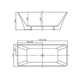 Luxury Freestanding Bath 150